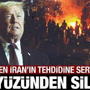 Trump'tan İran'a &ccedil;ok sert tepki: Yery&uuml;z&uuml;nden sileriz