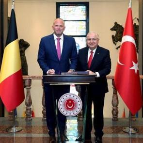 Bakan G&uuml;ler, Bel&ccedil;ikalı mevkidaşı Francken ile g&ouml;r&uuml;şt&uuml;