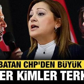 Dibe batan CHP'den b&uuml;y&uuml;k ka&ccedil;ış: Kimler terk etti kimler!