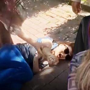 Sevda Demirel&rsquo;in acı dolu anları: Ma&ccedil;ka Parkı&rsquo;nda ayağını kırdı