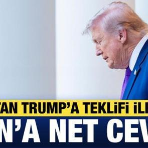 İran anlaşma teklifi yapmıştı: Trump'tan Pakistan'a cevap!