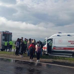 Aksaray'da feci kaza: 16 yaralı
