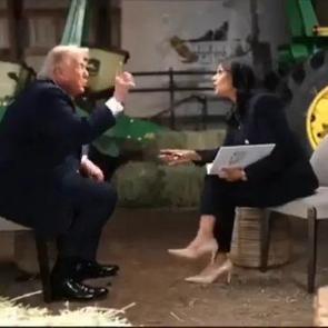 İşte Trump'ın canlı yayında gergin anları: Gazeteciye hakaret edip st&uuml;dyoyu terk etti!