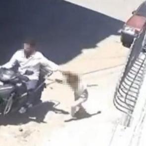 K&uuml;&ccedil;&uuml;k kızını motosikletle s&uuml;r&uuml;kleyen baba g&ouml;zaltına alındı