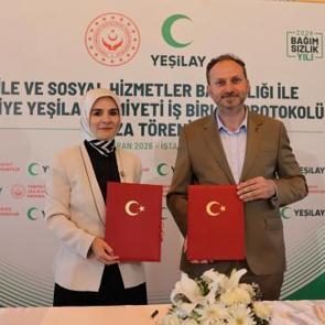 Aile ve Sosyal Hizmetler Bakanlığı ile Yeşilay arasında protokol