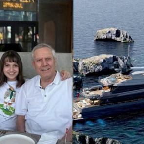 Aziz Yıldırım'dan kızına y&uuml;zen saray! "Queen Yaz" adındaki dev yat denize indi