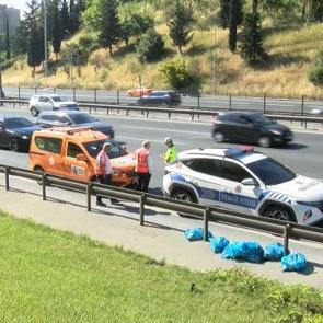 İstanbul'u kilitleyen kaza: TEM Otoyolu'nda trafik durdu