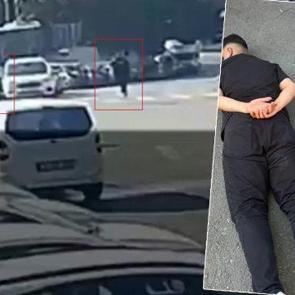 Otoko&ccedil;'a y&ouml;nelik silahlı saldırı anı kamerada