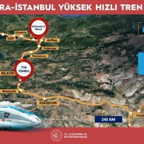 Bakan Uraloğlu m&uuml;jdeyi verdi: Ankara ile İstanbul arası daha da kısalıyor