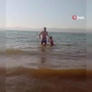 Y&uuml;rekleri yakan olay! Tatili i&ccedil;in gittikleri yerde baba akıntıda hayatını kaybetti