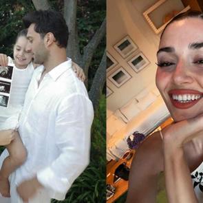Hande Er&ccedil;el ikinci kez teyze oluyor! Ablası Gamze Er&ccedil;el'den m&uuml;jdeli haber