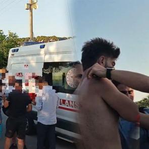 Bodrum'da market &ccedil;alışanlarıyla dizi seti g&ouml;revlileri arasında kavga &ccedil;ıktı! 1 kişi yaralandı