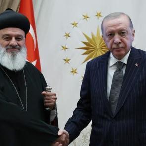 Cumhurbaşkanı Erdoğan, S&uuml;ryani Ortodoks Kilisesi Patriği'ni kabul etti