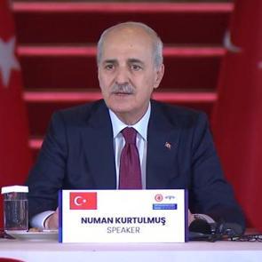 Meclis Başkanı Kurtulmuş'tan d&uuml;nyaya barış &ccedil;ağrısı