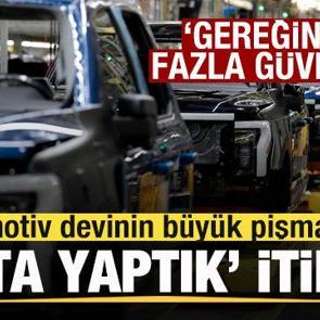 Otomotiv devinin b&uuml;y&uuml;k pişmanlığı! 'Hata yaptık' itirafı: Gereğinden fazla g&uuml;vendik