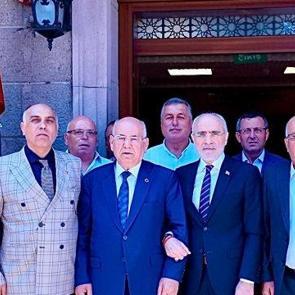 Yal&ccedil;ın Top&ccedil;u'dan ANKESOB Başkanı H&uuml;seyin Ar&rsquo;a hayırlı olsun ziyareti