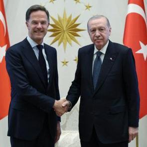 Cumhurbaşkanı Erdoğan, NATO Genel Sekreteri Rutte'yi kabul etti