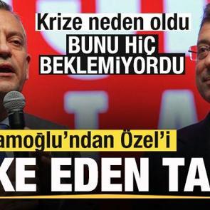 Ekrem İmamoğlu'ndan &Ouml;zg&uuml;r &Ouml;zel'i şoke eden talep! Krize neden oldu! 
