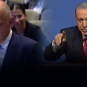 Erdoğan'dan Yunan gazeteciye: G&ouml;z&uuml;nden tanırım!