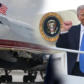 Tam 800 milyon dolar değerinde! İşte Trump'ın u&ccedil;an kalesi: BOEİNG VC-25B!