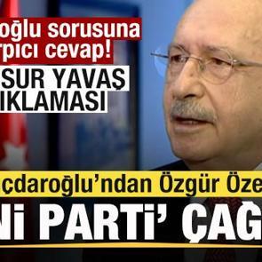 Kılı&ccedil;daroğlu'ndan Ekrem İmamoğlu ve Mansur Yavaş a&ccedil;ıklaması! &Ouml;zg&uuml;r &Ouml;zel'e parti &ccedil;ağrısı! 