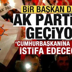Bir Başkan daha AK Parti'ye ge&ccedil;iyor iddiası 'Cumhurbaşkanına istifa talebini iletti'