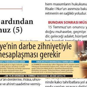 FET&Ouml;'n&uuml;n T&uuml;rkiye'de yayın yapan borazanı 15 Temmuz &uuml;zerinden hesaplaşma &ccedil;ağrısında bulundu