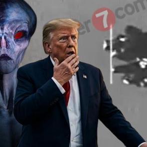 İnsanlardan UFO'ları saklıyorlar diyerek a&ccedil;ıkladı! Trump biliyor: Yeni bir sayfa a&ccedil;abilir!