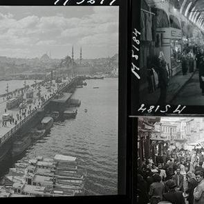 İstanbul'u hi&ccedil; b&ouml;yle g&ouml;rmediniz! 70 yıl &ouml;nceki fotoğraflar İsve&ccedil; arşivinden &ccedil;ıktı!