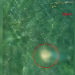 Dron sayesinde &ouml;l&uuml;mden d&ouml;nd&uuml;: Boğulan vatandaş b&ouml;yle kurtarıldı!