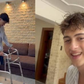 Survivor kazasında bacağını kaybetmişti! Stavros Floros'un iyileşme &ccedil;abası duygulandırdı