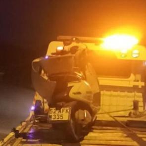 Fatsa'da motosiklet duvara &ccedil;arptı: 1 &ouml;l&uuml;