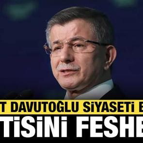 Gelecek Partisi feshedildi: Ahmet Davutoğlu siyaseti bıraktı!