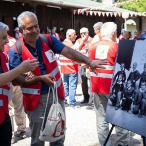 Kızılay kampında 60 yıllık yurt kardeşliği buluşması