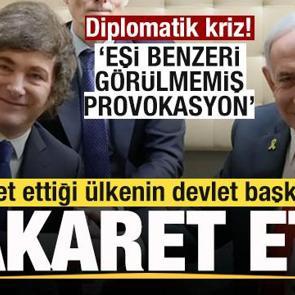 Se&ccedil;im &ouml;ncesi gittiği &uuml;lkenin devlet başkanına hakaret etti! Diplomatik krize neden oldu