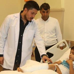 Ayağını kaybetmekten kurtulan Musa'nın hayali değişti: Doktor olacak
