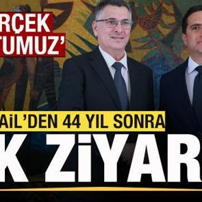 İsrail'den 44 yıl sonra ilk ziyaret! 'Ger&ccedil;ek dostumuz' mesajı