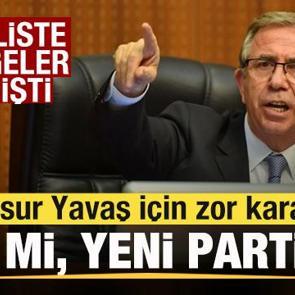 ABB Meclisi'nde dengeler değişti! Mansur Yavaş'ı zora sokan tablo! CHP mi, Yeni Parti mi?