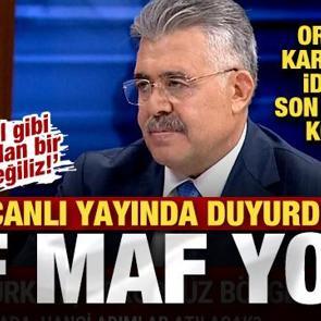 Canlı yayında son noktayı koydu: Ter&ouml;riste af maf yok! "Biz İsrail gibi d&uuml;n kurulmadık!"