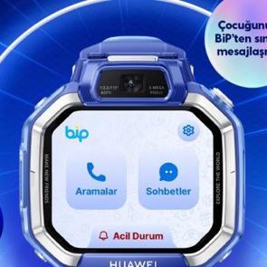 BiP entegrasyonuna sahip Huawei akıllı &ccedil;ocuk saatiyle g&uuml;venli ve konforlu iletişim
