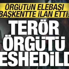 &Ouml;rg&uuml;t&uuml;n elebaşı başkentte ilan etti! Ter&ouml;r &ouml;rg&uuml;t&uuml; SDG feshedildi!