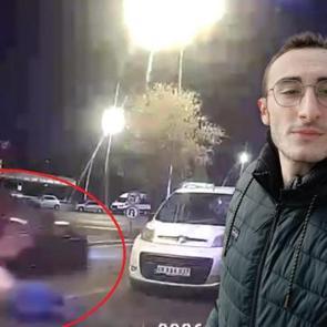 L&ouml;semiyi yenen Mert'i hayattan koparan feci kaza kamerada