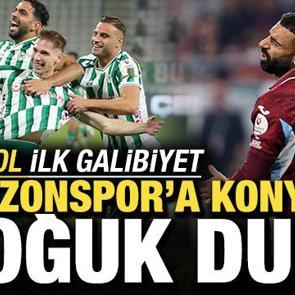 Tek gol ilk galibiyet! Trabzonspor'a Konya'da soğuk duş