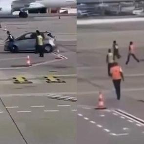 Avrupa'nın g&ouml;beğinde evlere şenlik g&uuml;venlik! Trajikomik anlar