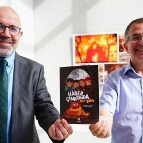 AA'nın &ccedil;ocuk kitabı "Haber &Ccedil;ınarında Bir G&uuml;n" &ccedil;ocuklara haberin mutfağını anlatıyor