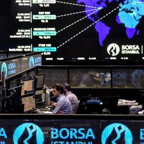 Borsa g&uuml;n&uuml; d&uuml;ş&uuml;şle tamamladı
