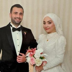 Haber7'nin mutlu g&uuml;n&uuml;! Ebrar ve İbrahim d&uuml;nyaevine girdi