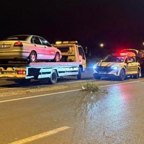 Kayseri'de "dur" ihtarına uymayan s&uuml;r&uuml;c&uuml;ye 250 bin TL ceza kesildi 