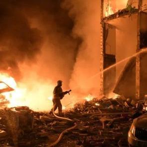 Kiev'de askeri sanayi tesisi vuruldu