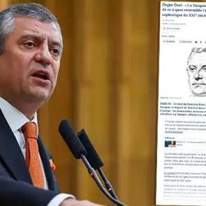 &Ouml;zg&uuml;r &Ouml;zel bu kez Fransız Le Figaro &uuml;zerinden T&uuml;rkiye'yi hedef aldı